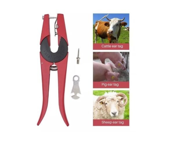 Pinza Chapeteadora Para Identificar Animales Ganado Cerdos Ovejas Cabras Etc.