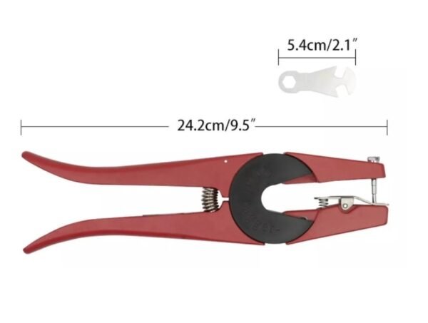 Pinza Chapeteadora Para Identificar Animales Ganado Cerdos Ovejas Cabras Etc.