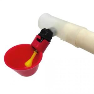 Bebedero Automático Taza + T(20mm) Aves Gallinas, Pollos X 10 unidades