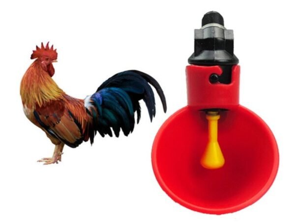 Bebedero automático Taza, Aves, Gallinas, Pollos, Codorniz, Paloma X 10 Unidades